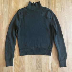 Zara Knitwear - Army Green Turtleneck